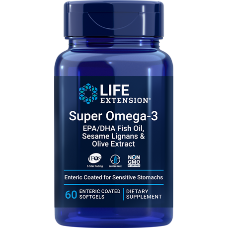 Super Omega-3 EPA/DHA Fish Oil 60 Softgels