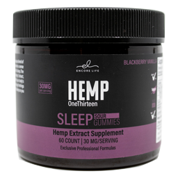 HEMP OneThirteen Sleep Sour Gummies Blackberry Vanilla 60 Gummies