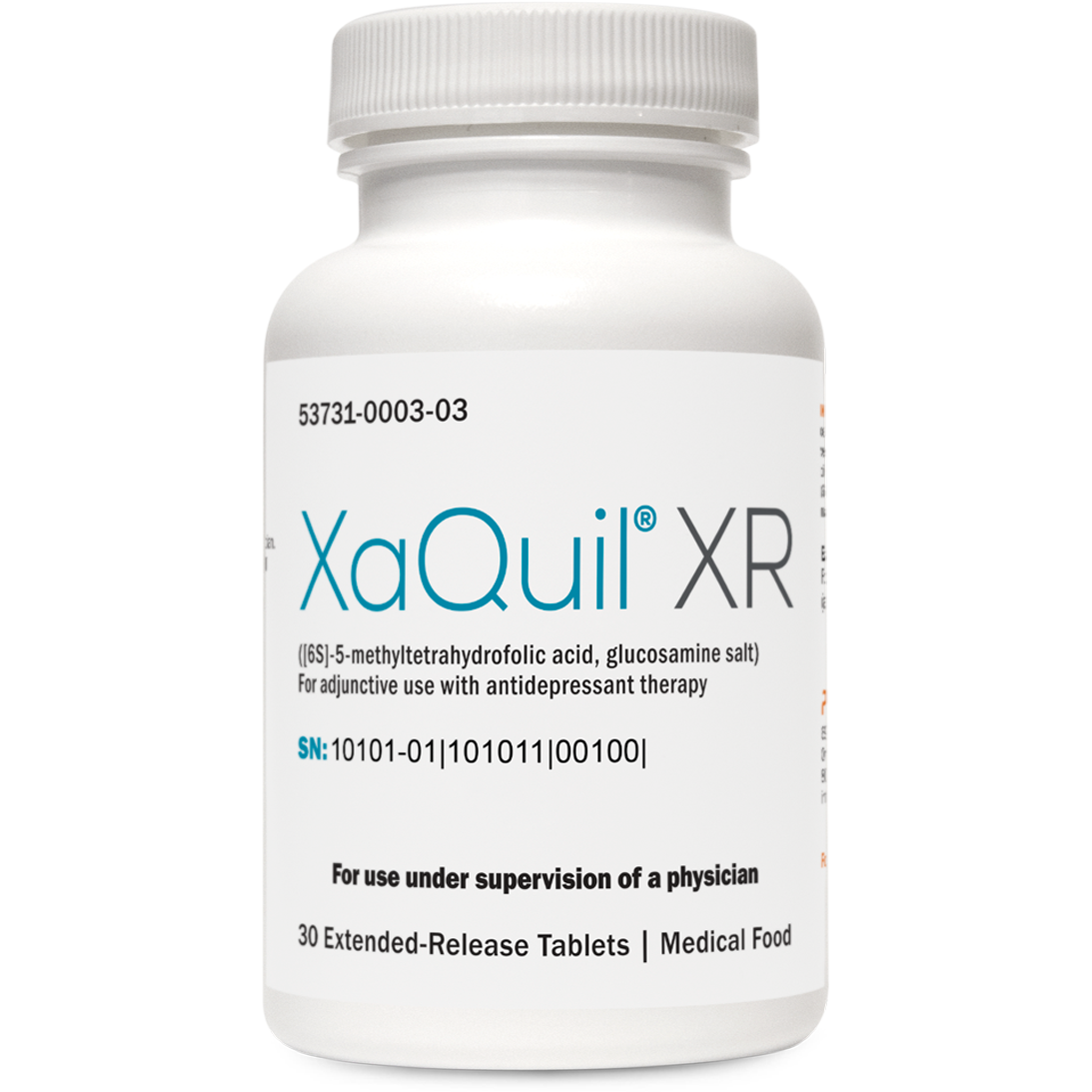 XaQuil® XR 30 Tablets (Formerly Folafy ER)