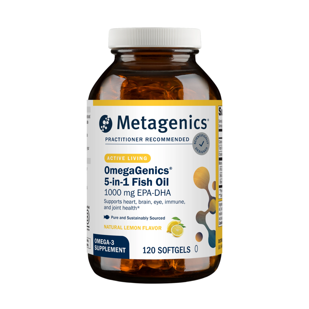 OmegaGenics 5-in-1 Fish Oil Lemon