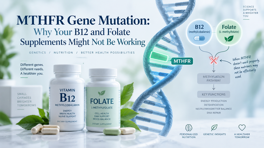 MTHFR Gene Mutation: Why Your B12 and Folate Supplements Might Not Be Working
