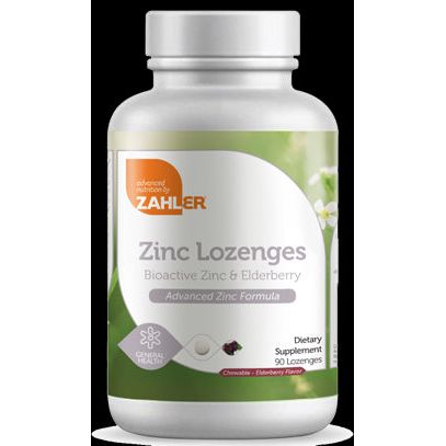 Zinc Lozenges Elderberry Flavor 90 Lozenges