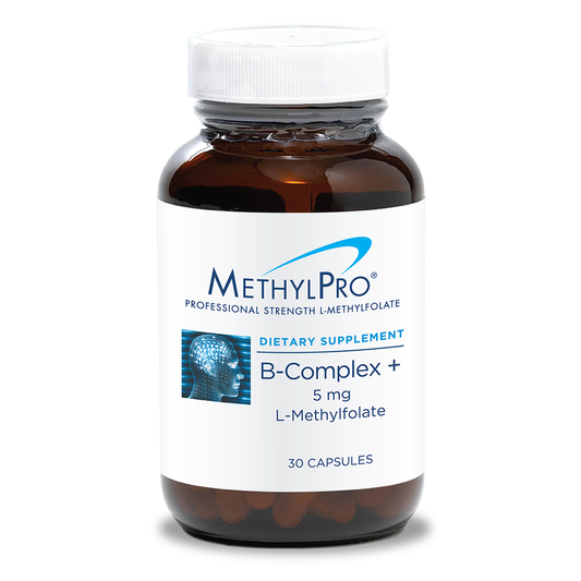 B-Complex + 5 mg L-Methylfolate 30 Capsules