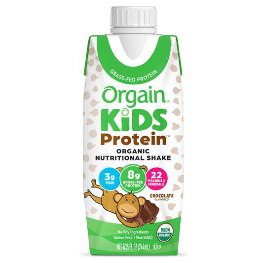 Kids Protein Organic Nutrition Shake Chocolate Single Serving Pack