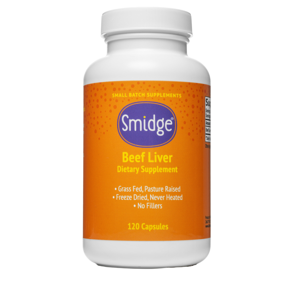 Smidge Grass-fed Beef Liver Capsules