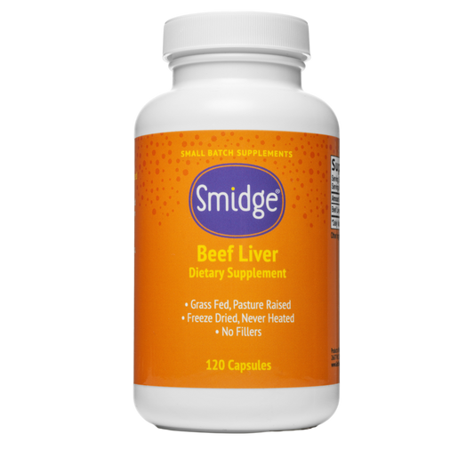 Smidge Grass-fed Beef Liver Capsules