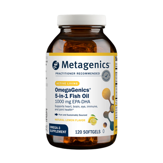 OmegaGenics 5-in-1 Fish Oil Lemon