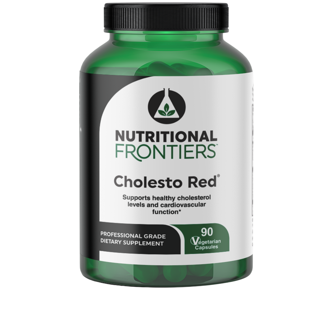 Nutritional Frontiers Cholesto Red 90 vegetarian capsules bottle