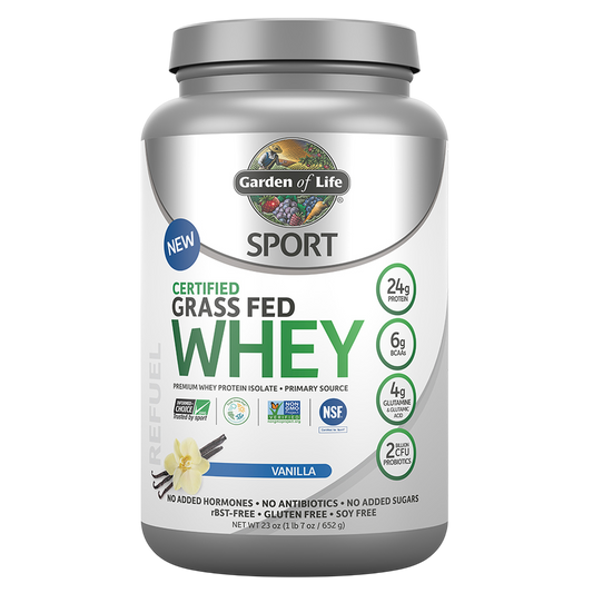 SPORT Grass Fed Whey Protein Vanilla
