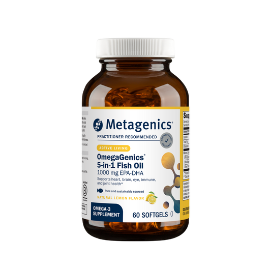 OmegaGenics 5-in-1 Fish Oil Lemon 60