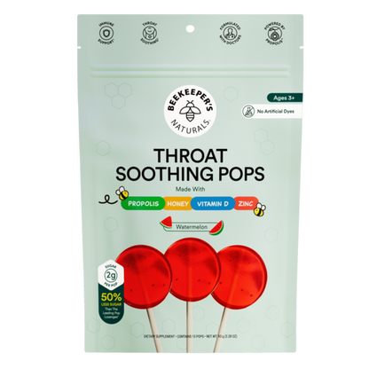 Kid’s Throat Soothing Lollipops Watermelon 15 Pops