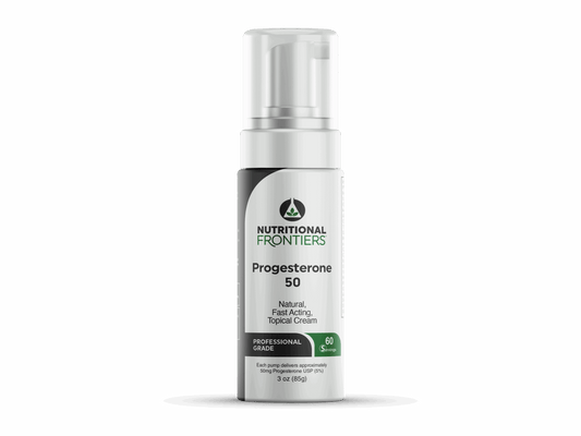 Progesterone 50 mg 3 oz Cream - Nutritional Frontiers