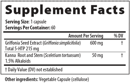 SeroBoost 60 Capsules Supplement Facts