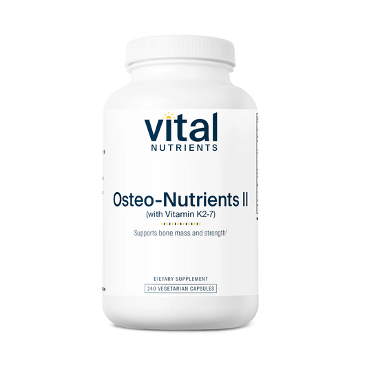 Osteo-Nutrients II with Vitamin K2-7 240 Capsules - Vital Nutrients