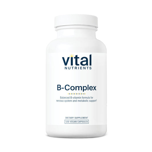 B-Complex 120 Vegan Capsules - Vital Nutrients