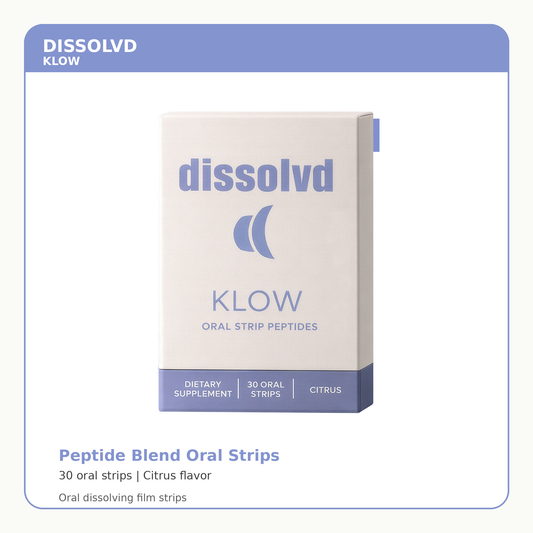 Dissolvd Klow Oral Strip Peptides