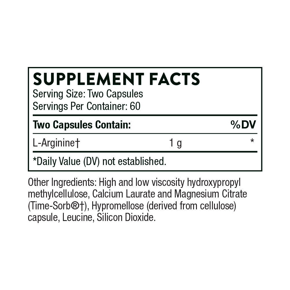 L-Arginine - Sustained Release