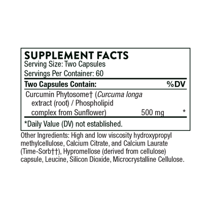 Curcumin Phytosome - Sustained Release